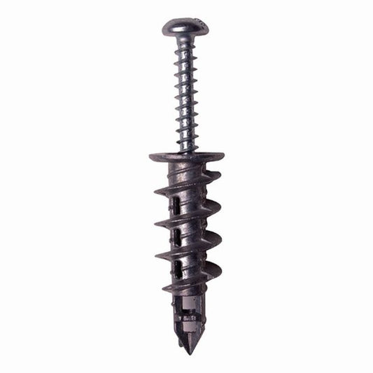 Metal Plasterboard Speed Plugs & Screws 100 Pack