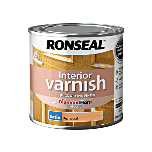 Ronseal Interior Varnish Satin Pearwood 750ml