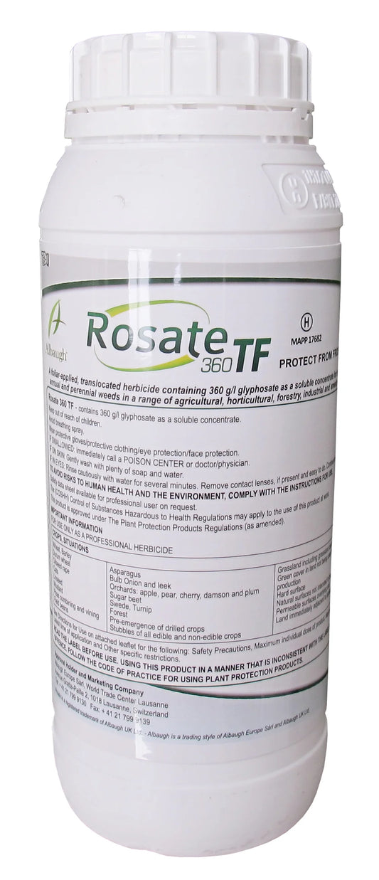 Rosate 360 TF Strong Glyphosate Professional Weedkiller