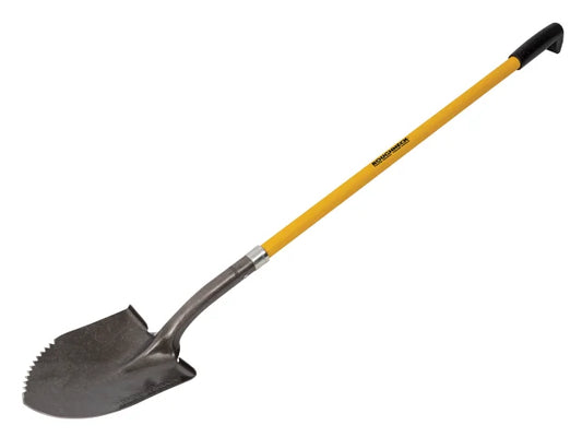 Roughneck Long Handle Sharp Edge Round Shovel