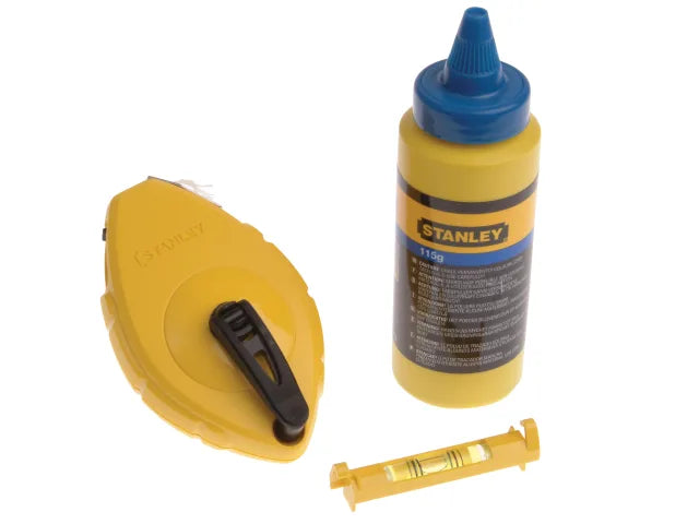 Stanley 047443 30m Chalk, Reel & Line Level