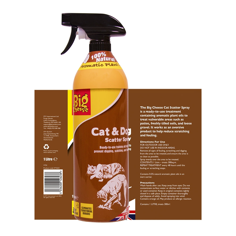 STV STV623 Cat & Dog Scatter Spray 1L