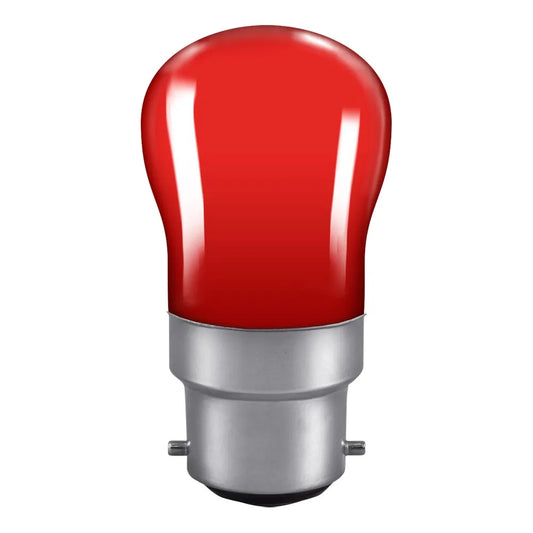 Crompton BC 15W Red Colourglazed Sign Bulb