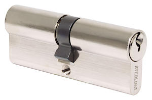 Sterling 5 Pin Euro Door Cylinder Nickel