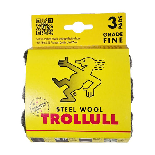 Trollull Steel Wool Fine Grade 3 Pack