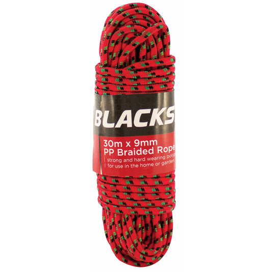 Blackspur TT116 30m x 9mm PP Braided Rope