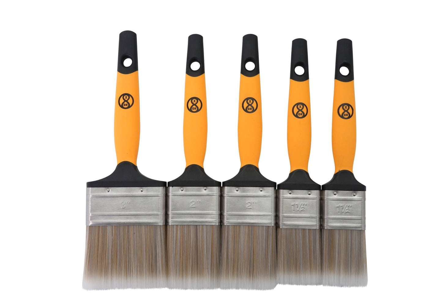 XOR8 5 Piece Soft Grip Paintbrush Set