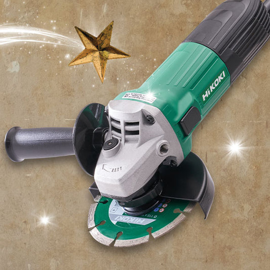 Hikoki Angle Grinder 115mm with FREE Diamond Blade