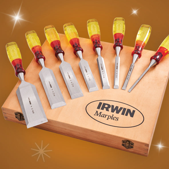 Irwin Marples M373 8 Piece Split Proof Chisel Set