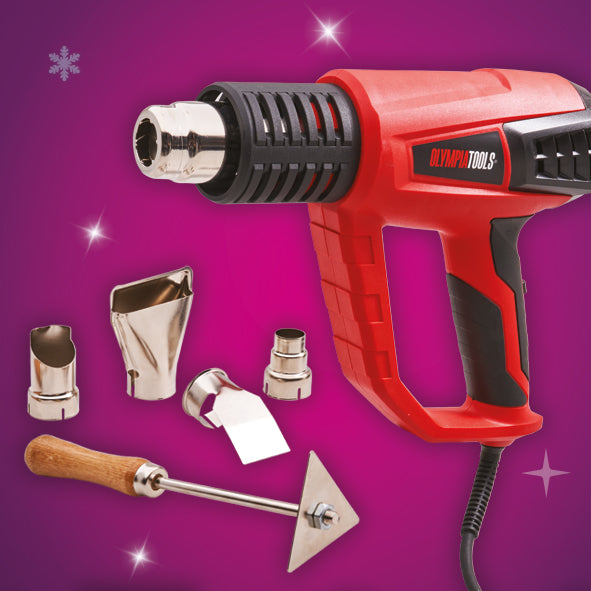 Olympia 2000W Heat Gun with 5 Accessories