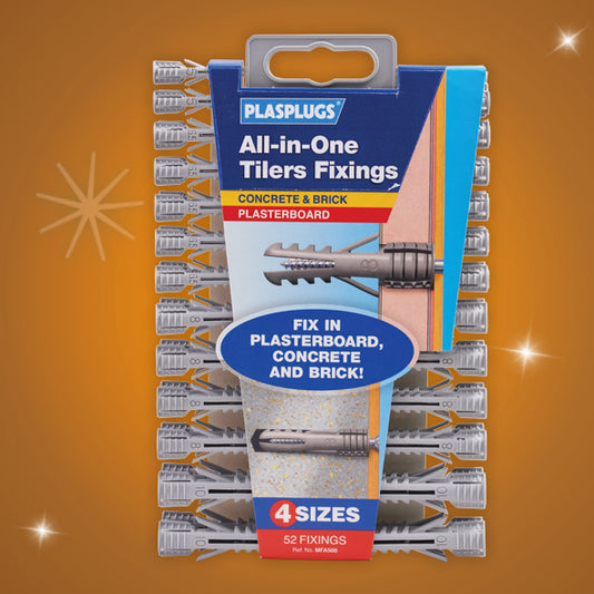 Plasplugs All in One Plasterboard Fixings 52 Pack