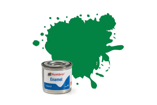 Humbrol Enamel Gloss Emerald Green 02 14ml