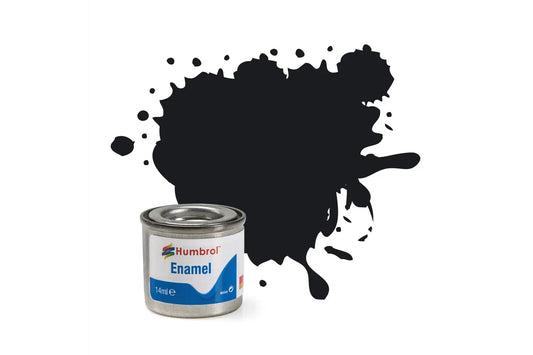 Humbrol Enamel Gloss Black 21