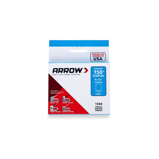 Arrow T50 14mm Staples 1250 Pack