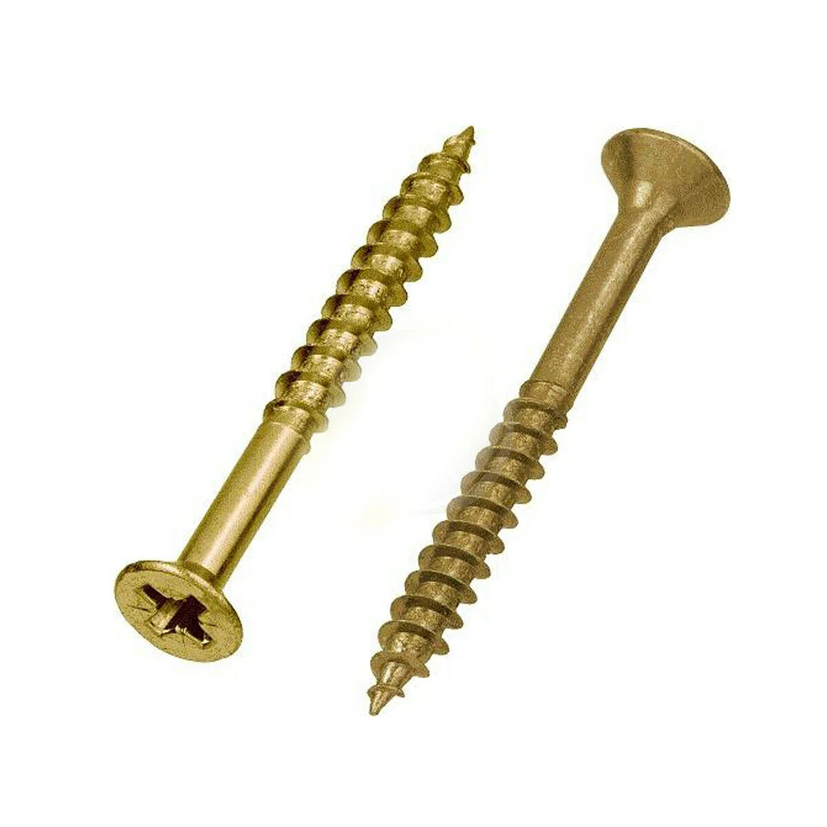 Griptorq Chipboard Screws Countersunk Pozi Drive YZP 4 x 60mm 200 Pack