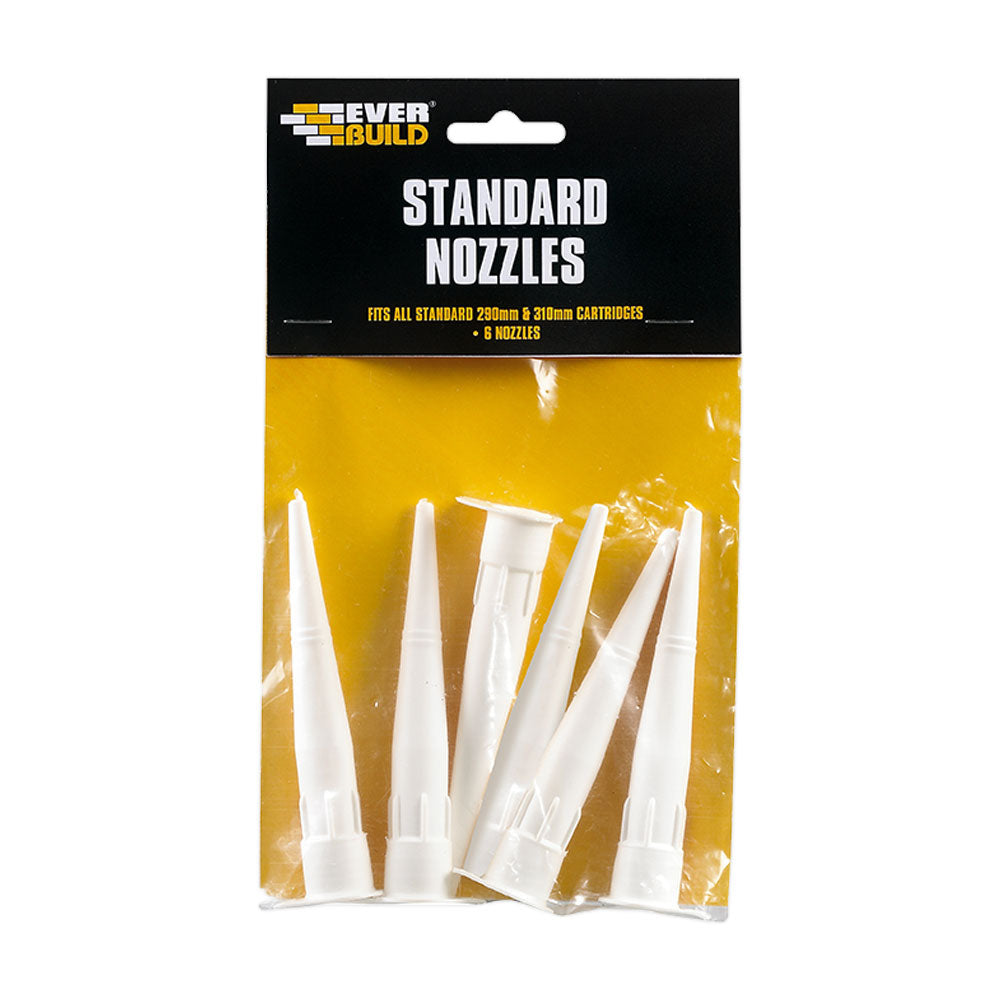 Everbuild Standard Silicone Nozzles 6 Pack