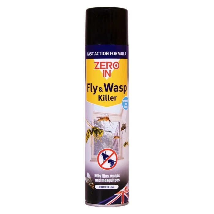 STV ZER906 Zero In Fly & Wasp Killer Aerosol 300ml