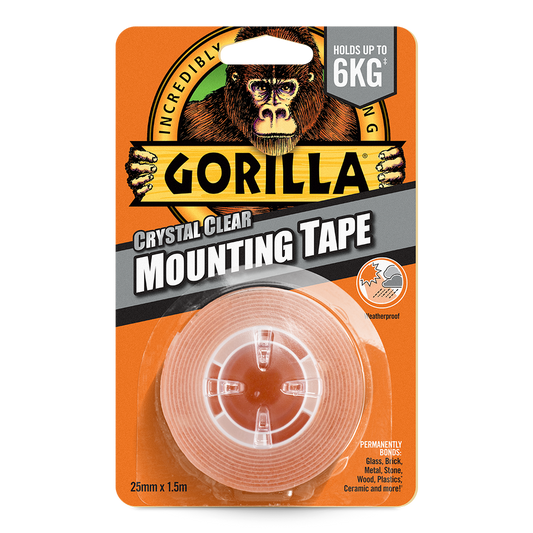 Gorilla Crystal Clear Mounting Tape