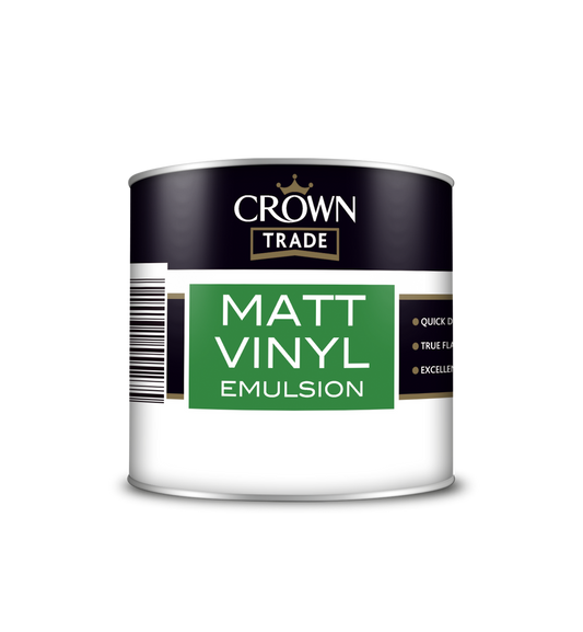 Crown Trade Colour Mixed Matt Vinyl Emulsion Crystal