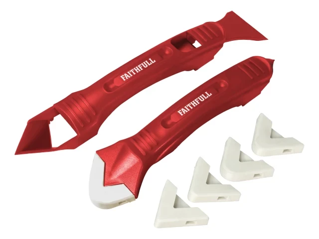 Faithfull Silicone Scraper / Remover Two Piece Set