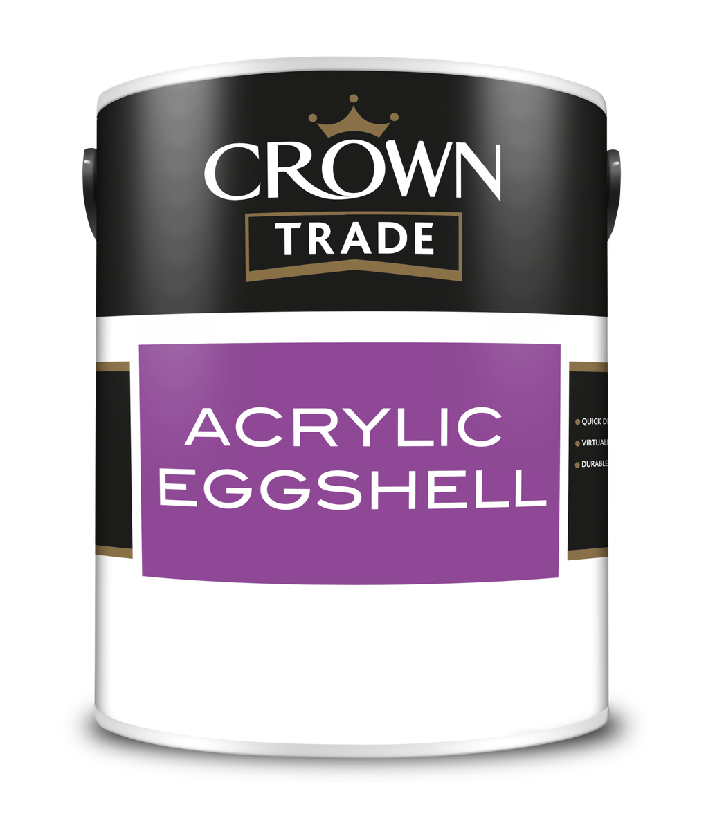 Crown Trade Colour Mixed Acrylic Eggshell