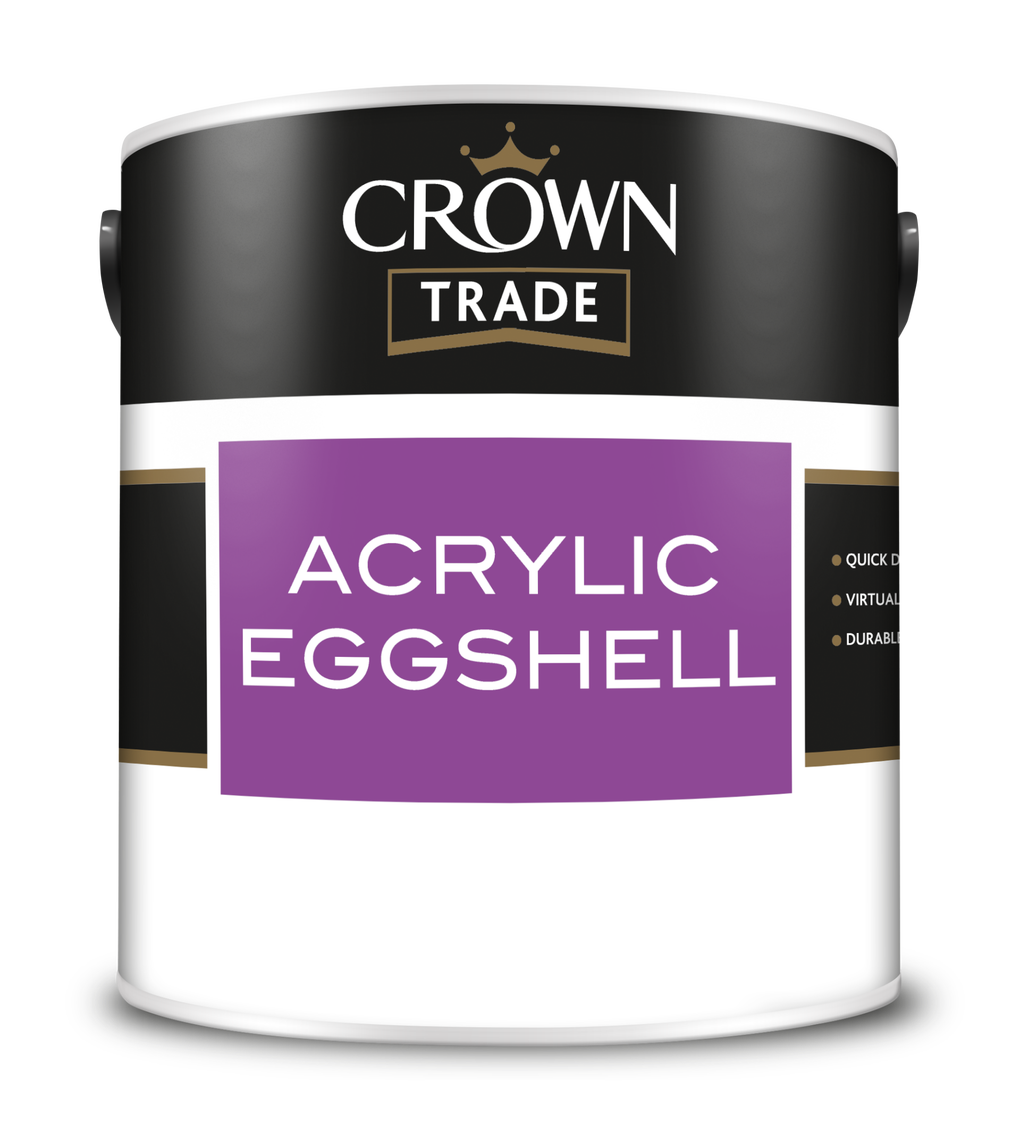 Crown Trade Colour Mixed Acrylic Eggshell