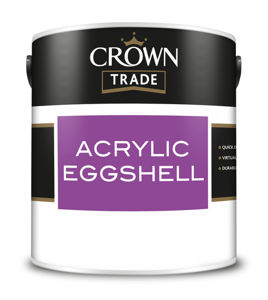 Crown Trade Colour Mixed Acrylic Eggshell