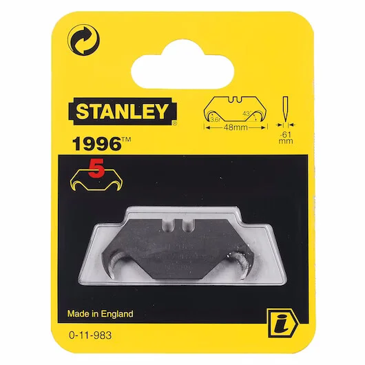 Stanley 1996 Large Hook Blade (Pack of 5)