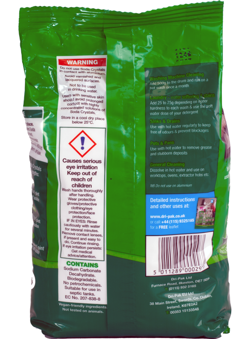 Dri Pak Soda Crystals 1kg