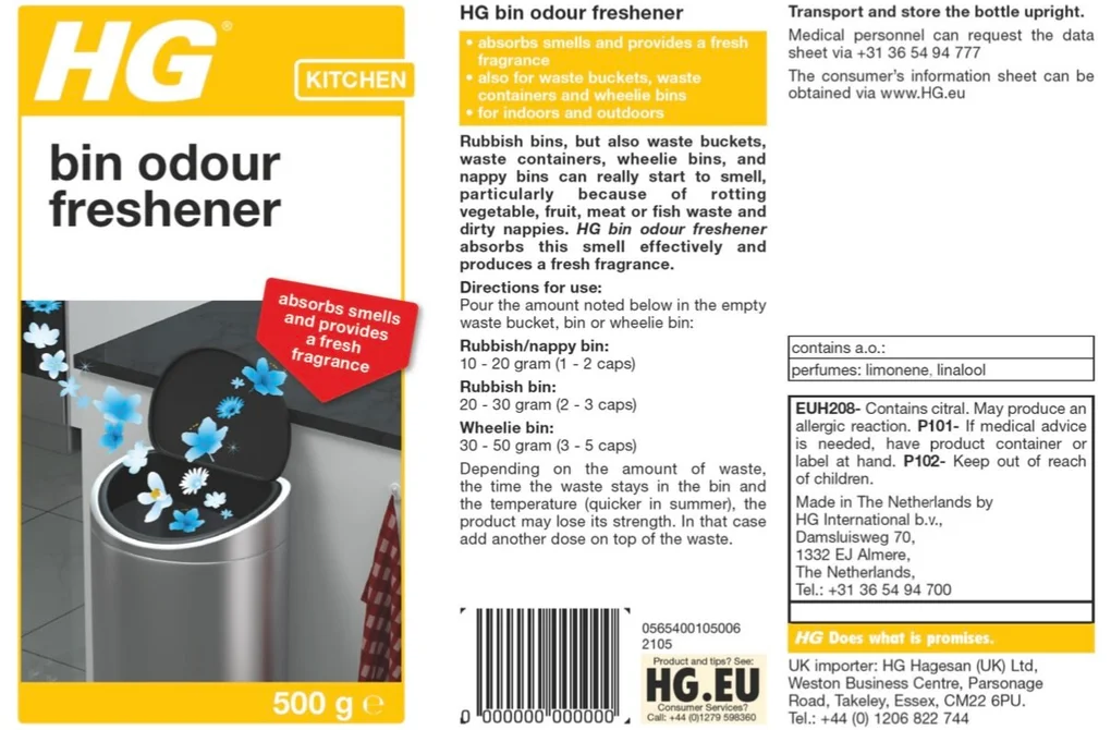 HG Bin Odour Freshener