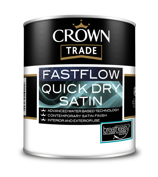 Crown Trade Colour Mixed Fastflow Quick Dry Satin Crystal