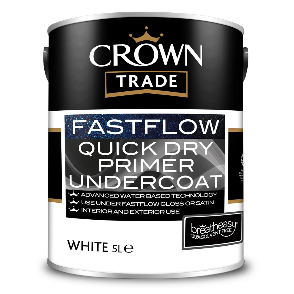 Crown Trade Fastflow Quick Dry Primer Undercoat White