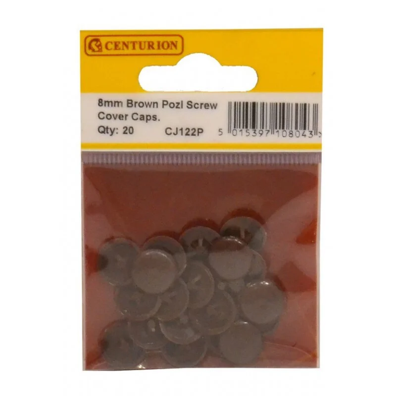 Centurion Pozi Screw Cover Caps 20 Pack