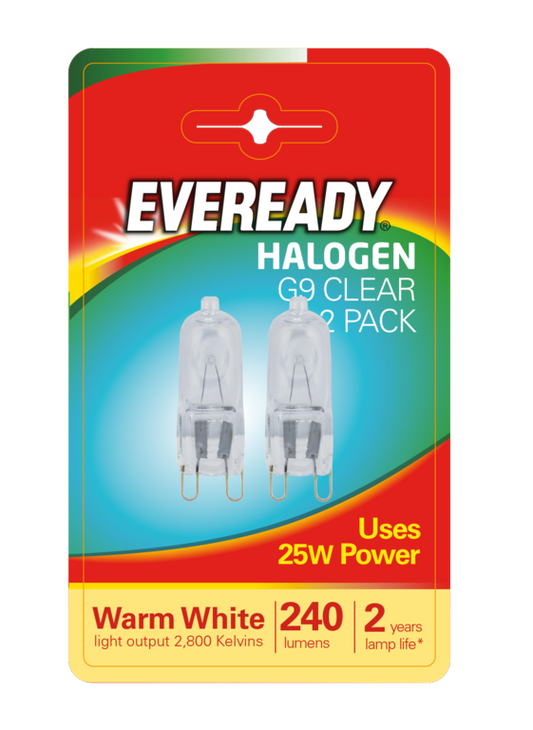 Eveready Halogen G9 Twin Pack