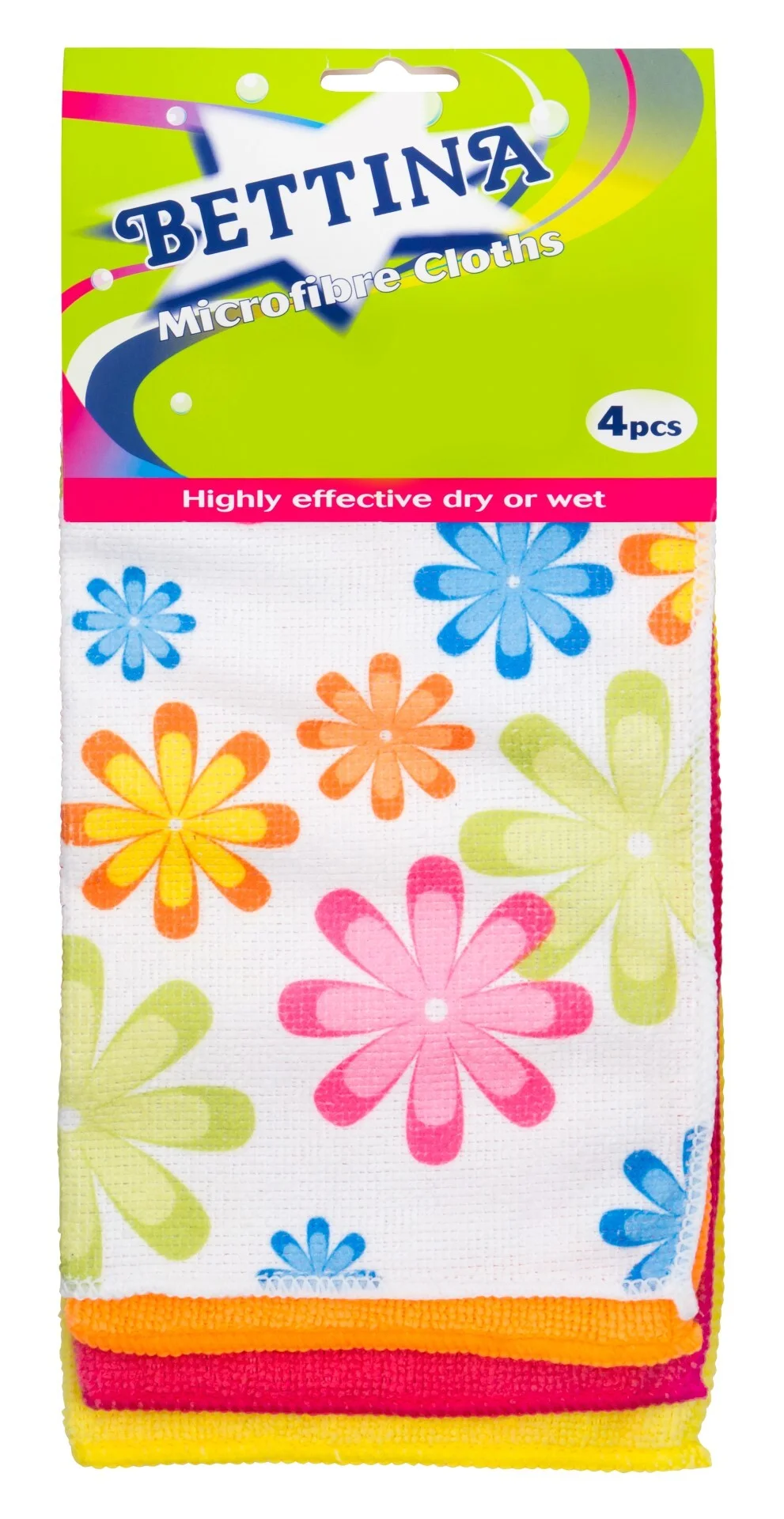 Bettina Microfibre Cloths 4 Pack