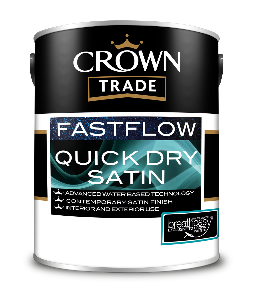 Crown Trade Colour Mixed Fastflow Quick Dry Satin Crystal