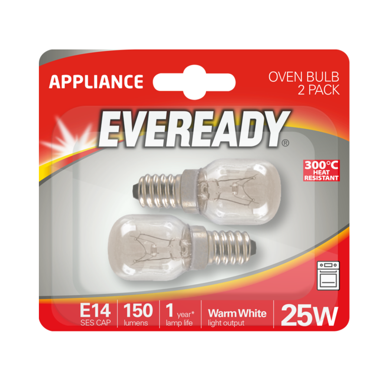 Eveready SES Oven Bulb Twin Pack