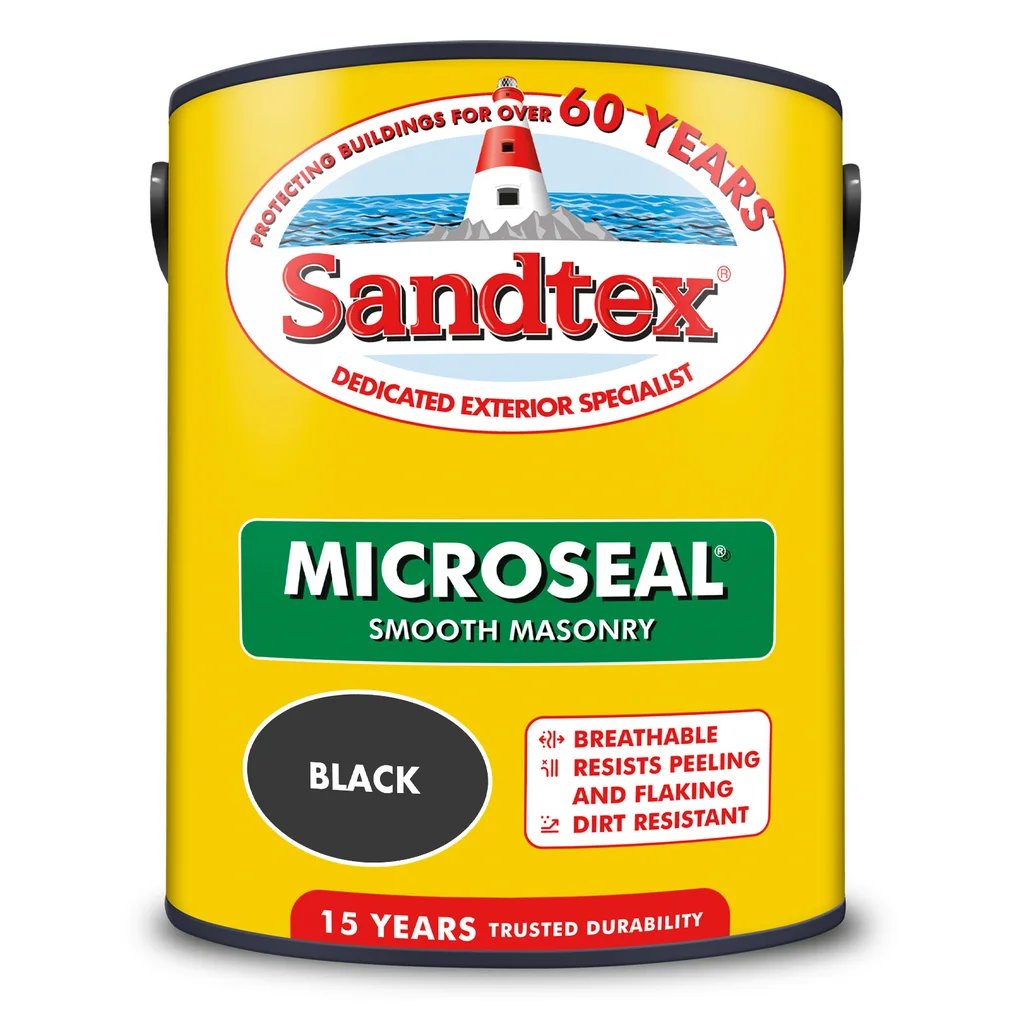 Sandtex Microseal Smooth Masonry Black