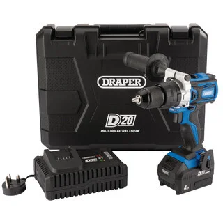 Draper 79894 D20 20V Brushless Combi Drill Kit