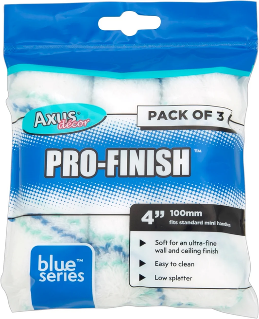 Axus Decor 4" Pro Finish Roller Blue Series