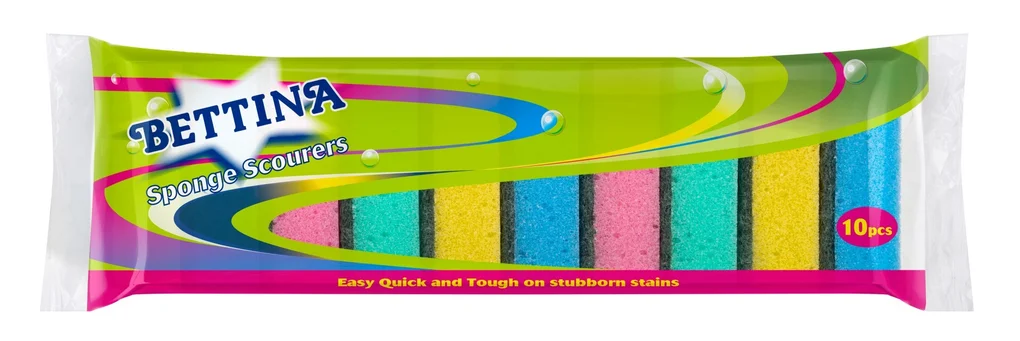 Bettina Sponge Scourers 10 Pack