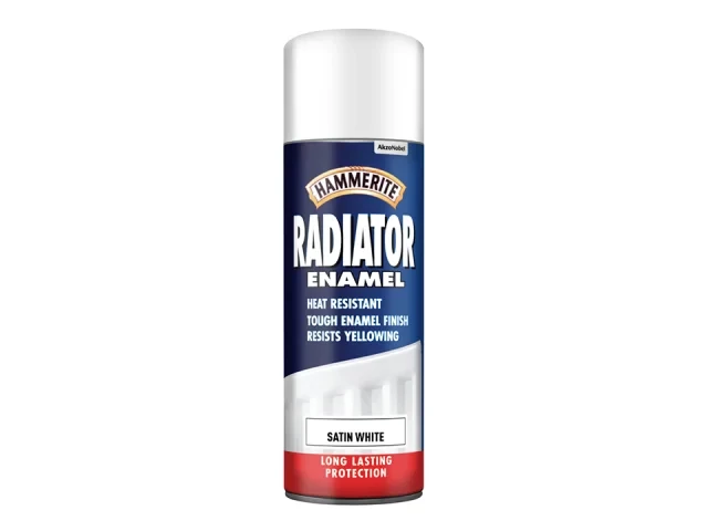 Hammerite Radiator White Spray Paint 400ml