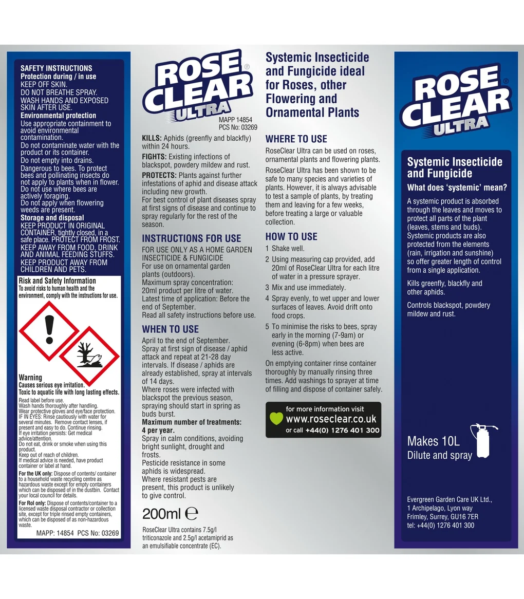 Rose Clear Ultra Concentrate 200ml