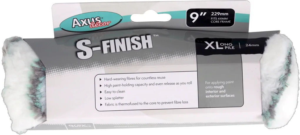 Axus Decor 9" S Finish Roller Grey Series