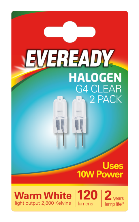 Eveready Halogen G4 Twin Pack