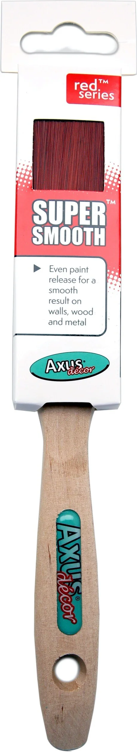 Axus Decor Super Smooth Paint Brush Red Series