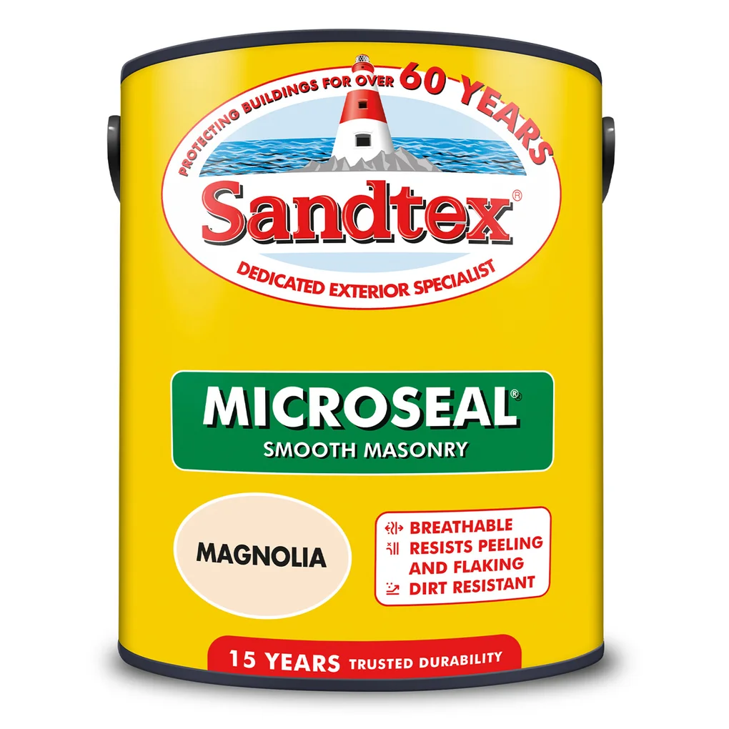 Sandtex Microseal Smooth Masonry Magnolia