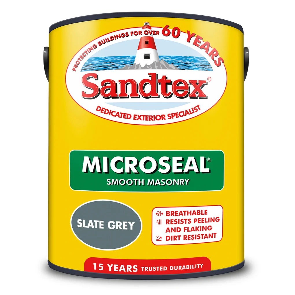 Sandtex Microseal Smooth Masonry Slate Grey