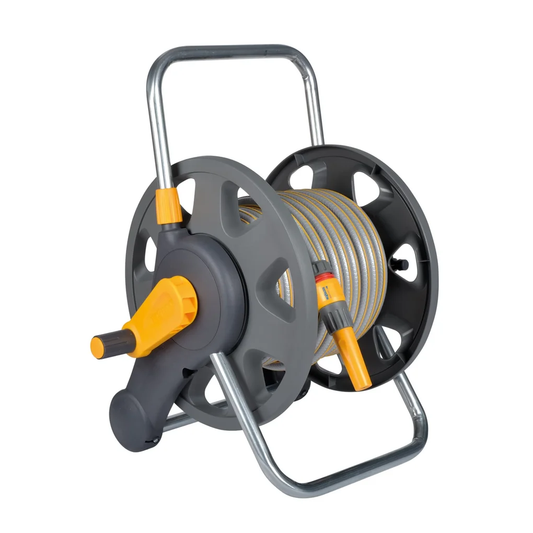 Hozelock 2431 Assembled 2-in-1 Hose Reel 45M Cart with 25M Hose