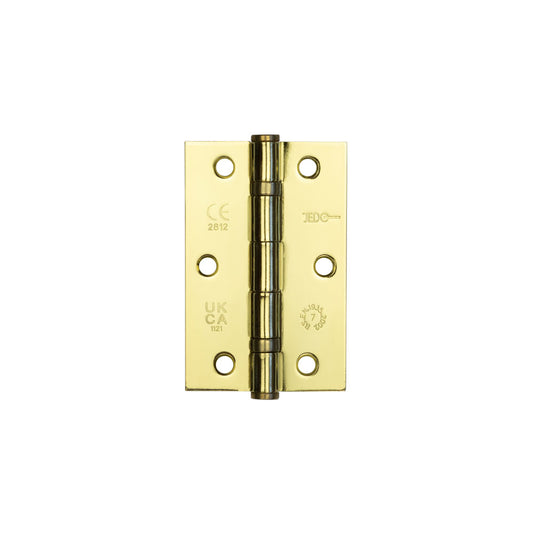 Jedo 3 1/2" Steel Ball Bearing Hinges Brass